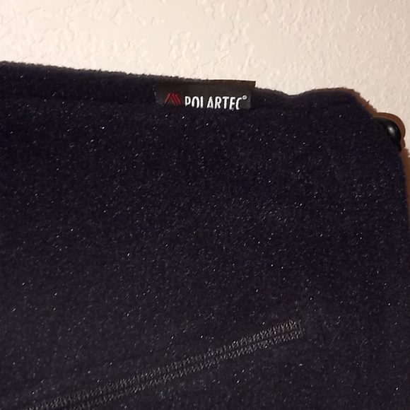 Eddie Bauer Navy Polartec Fleece Vest - Picture 7 of 14